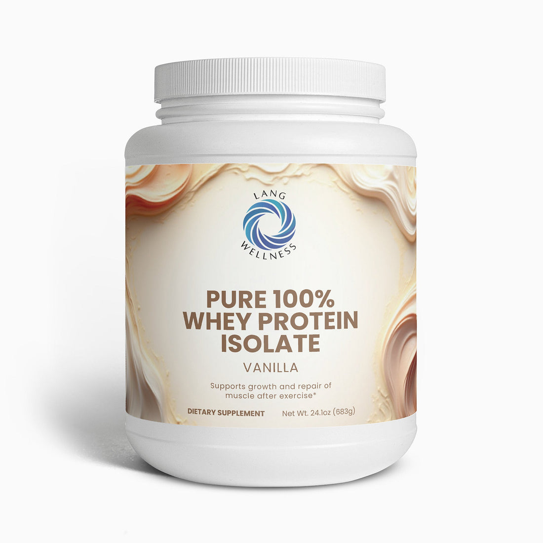 Lang Wellness Pure 100% Whey Protein Isolate (Vanilla)