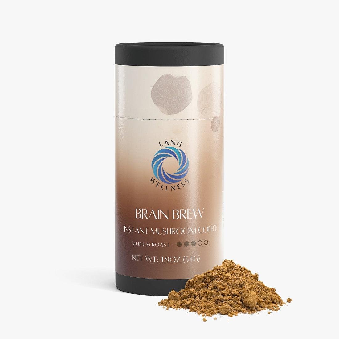 Lang Wellness Brain Brew Instant Mushroom Coffee (Medium Roast)