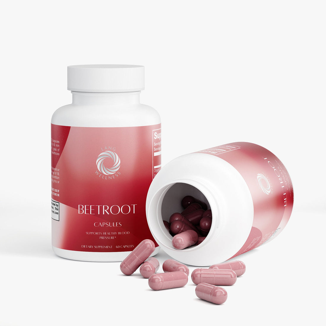 Lang Wellness Organic Beetroot Capsules