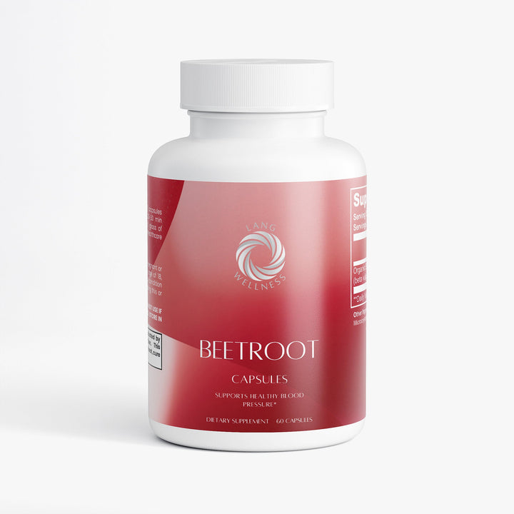 Lang Wellness Organic Beetroot Capsules