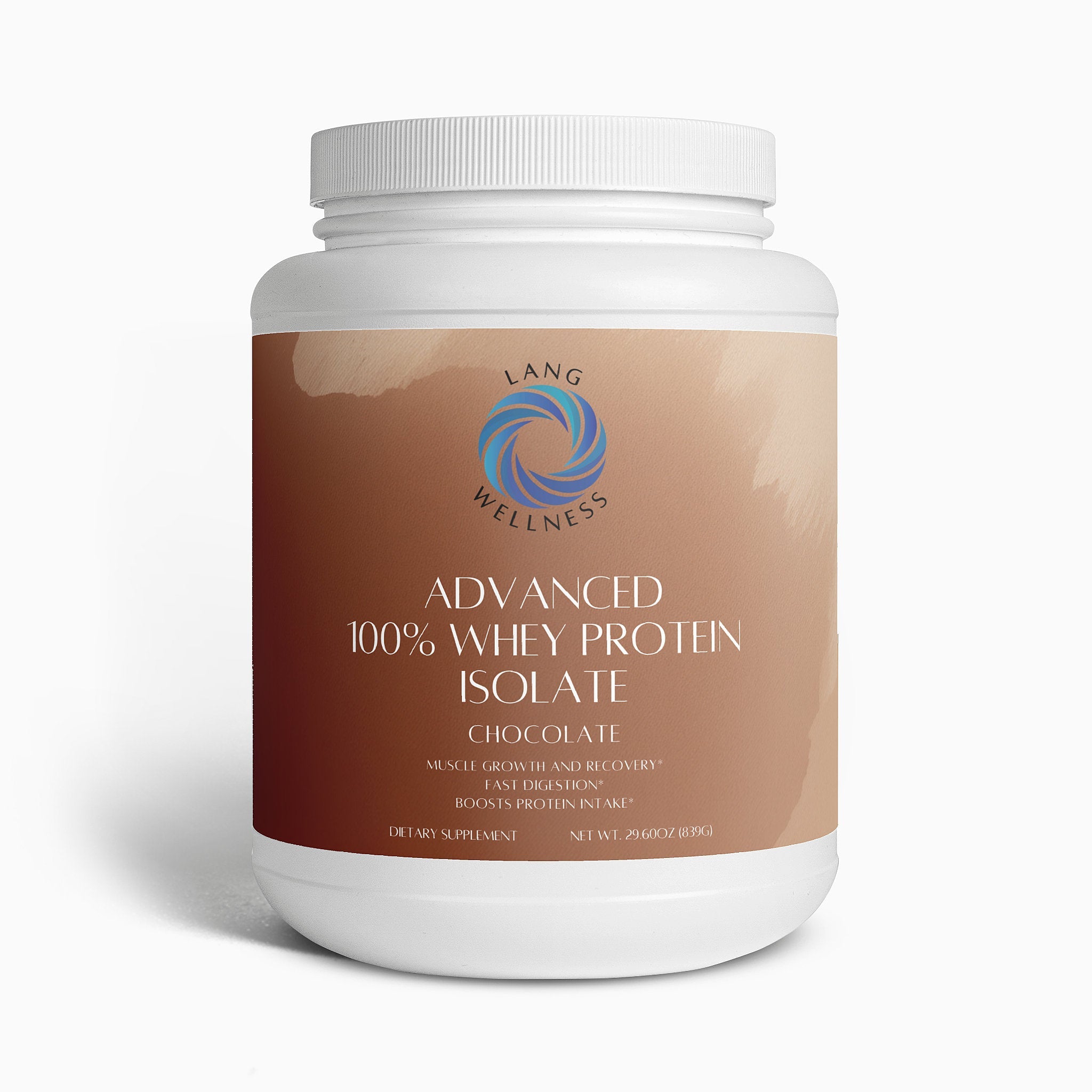 Lang Wellness Advanced 100% Whey Protein Isolate (Chocolate)