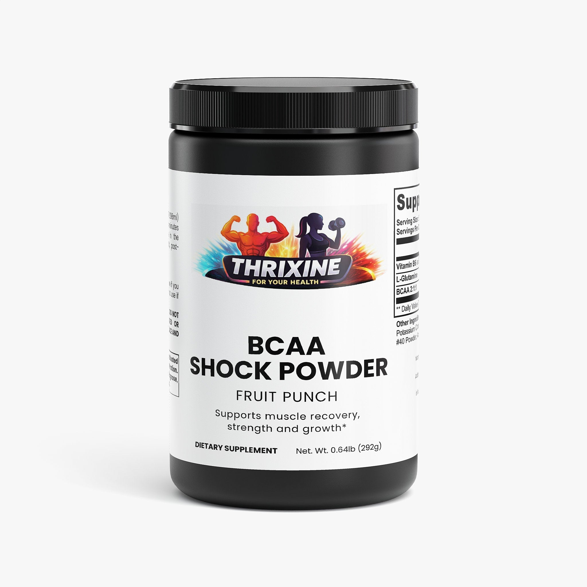 BCAA Shock Powder (Fruit Punch) Made in the USA