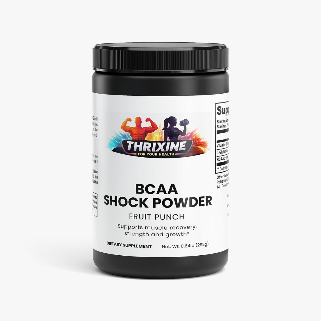 BCAA Shock Powder (Fruit Punch) Made in the USA