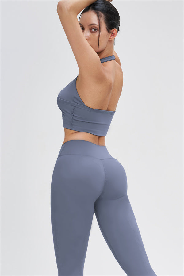 Women's The Stride Crop Top Isabella Leggings 2-Piece Set