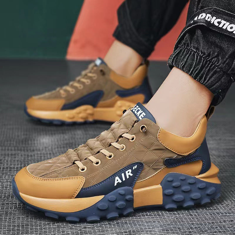 Men's Casual Versatile Thick Bottom Wear-resistant Sports Sneakers