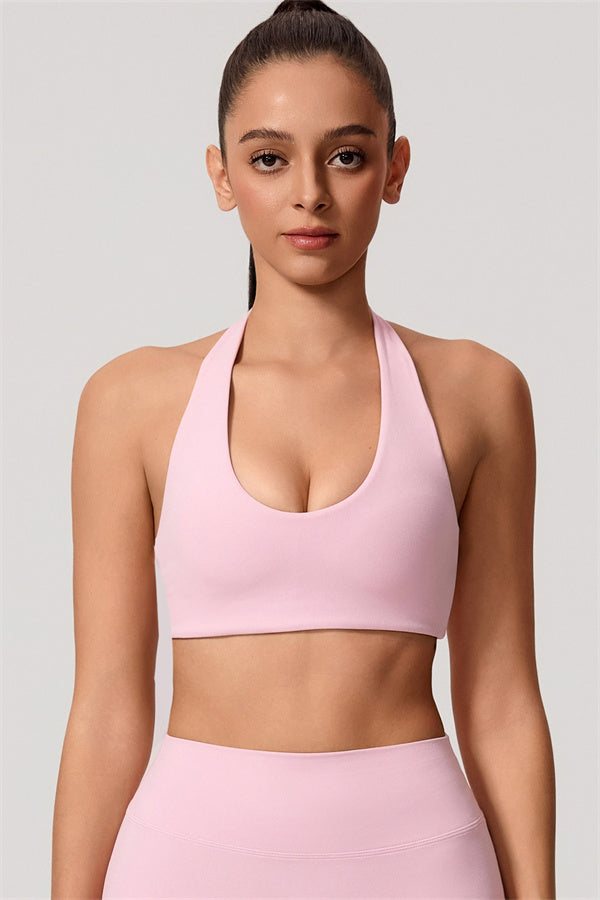 The Nestle Women's Sports Bra Straight Leg Pants 2-Piece Set