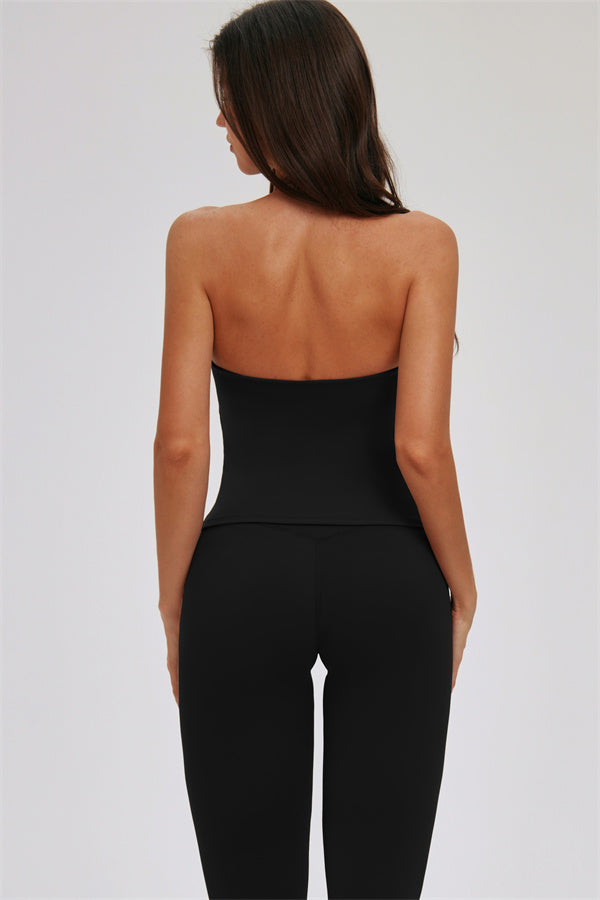 Women's "The Twirl" Halter Tank Top Capri Leggings 2-Piece Set