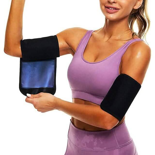 Women's 2-Pack: Slim Arm Trimmer Sauna Sweat Bands