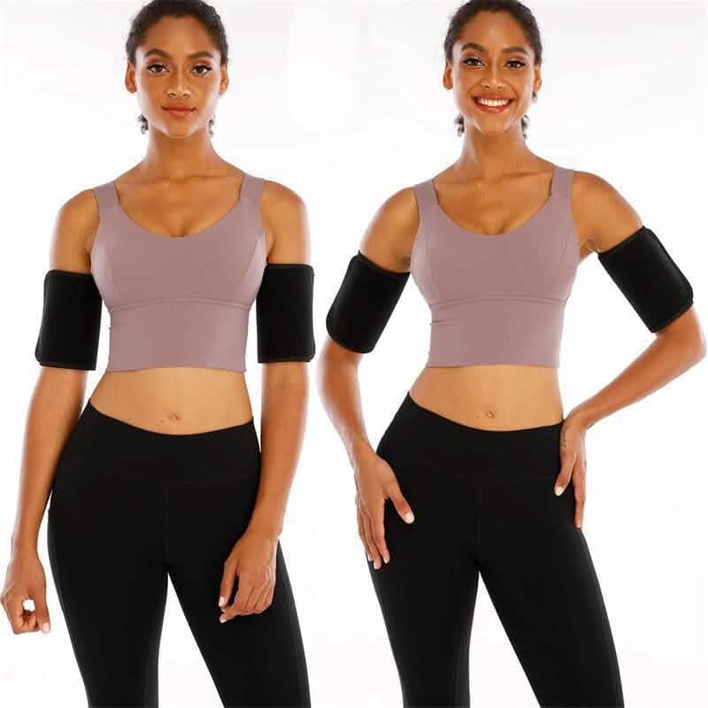 Women's 2-Pack: Slim Arm Trimmer Sauna Sweat Bands