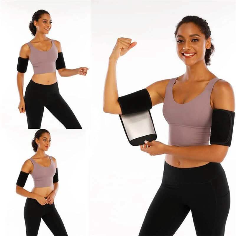 Women's 2-Pack: Slim Arm Trimmer Sauna Sweat Bands