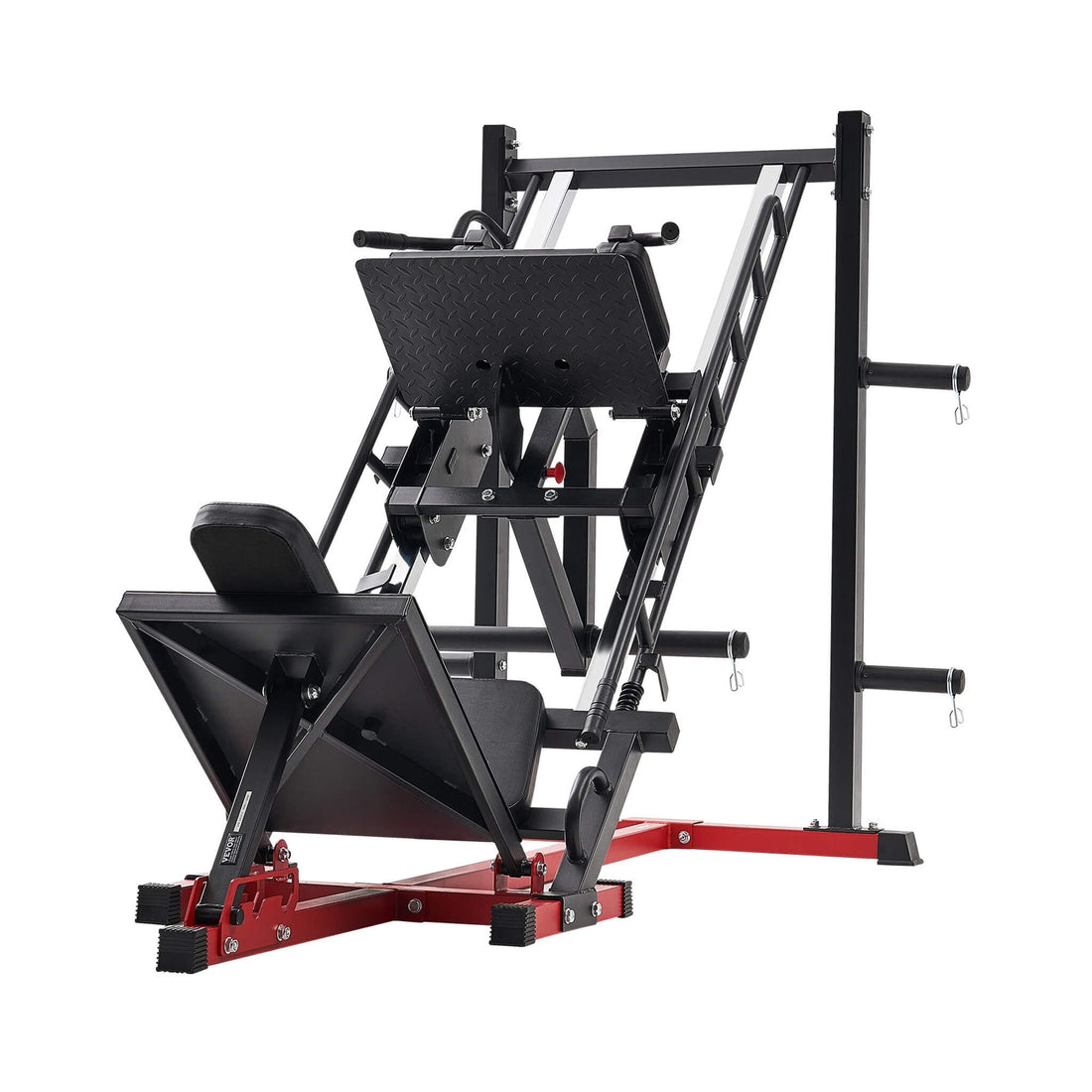 Rovix 2000LBS Adjustable Leg Press And Hack Squat Machine For Home Gym Workouts