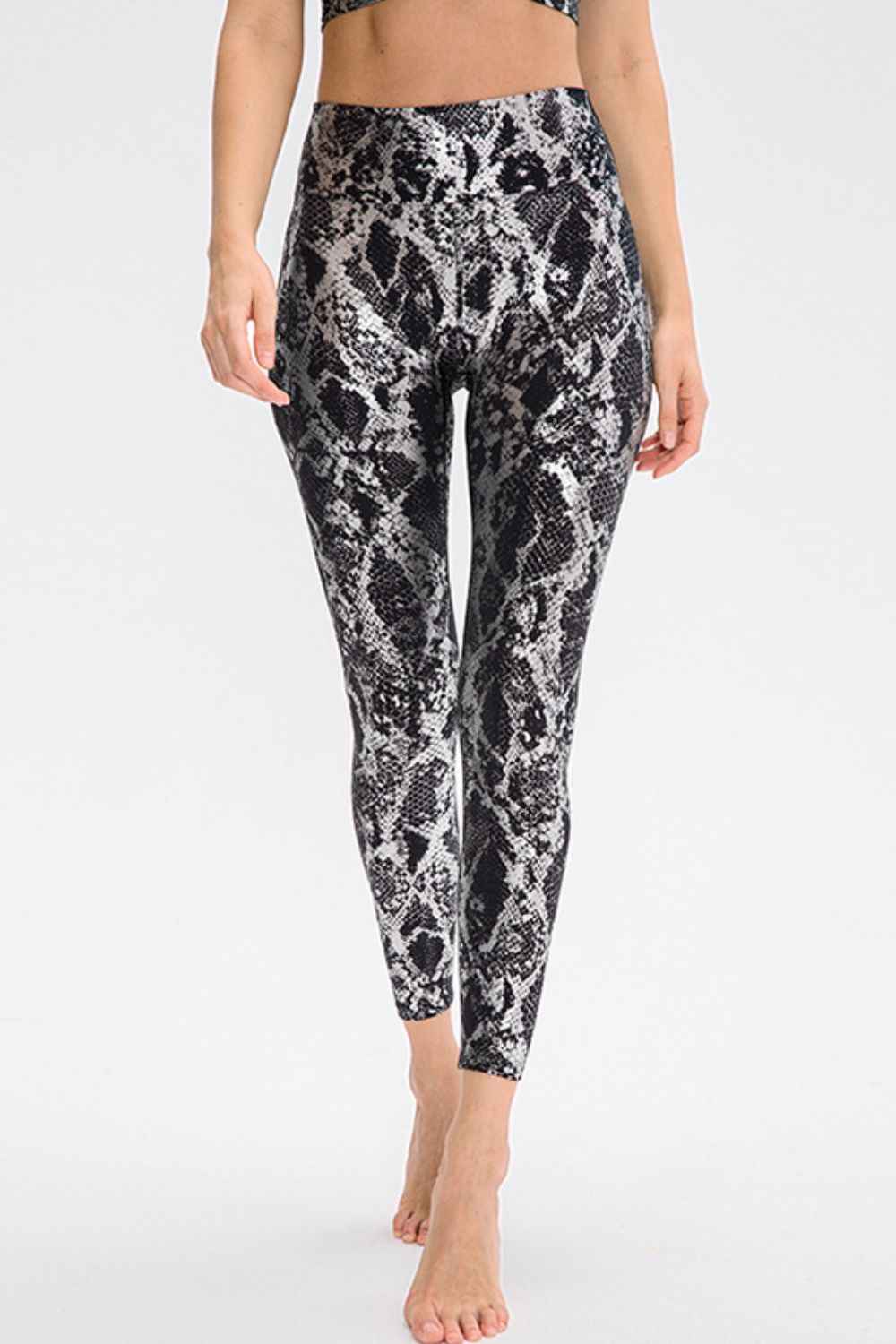 Women's Slim Fit Animal Print Sports Leggings