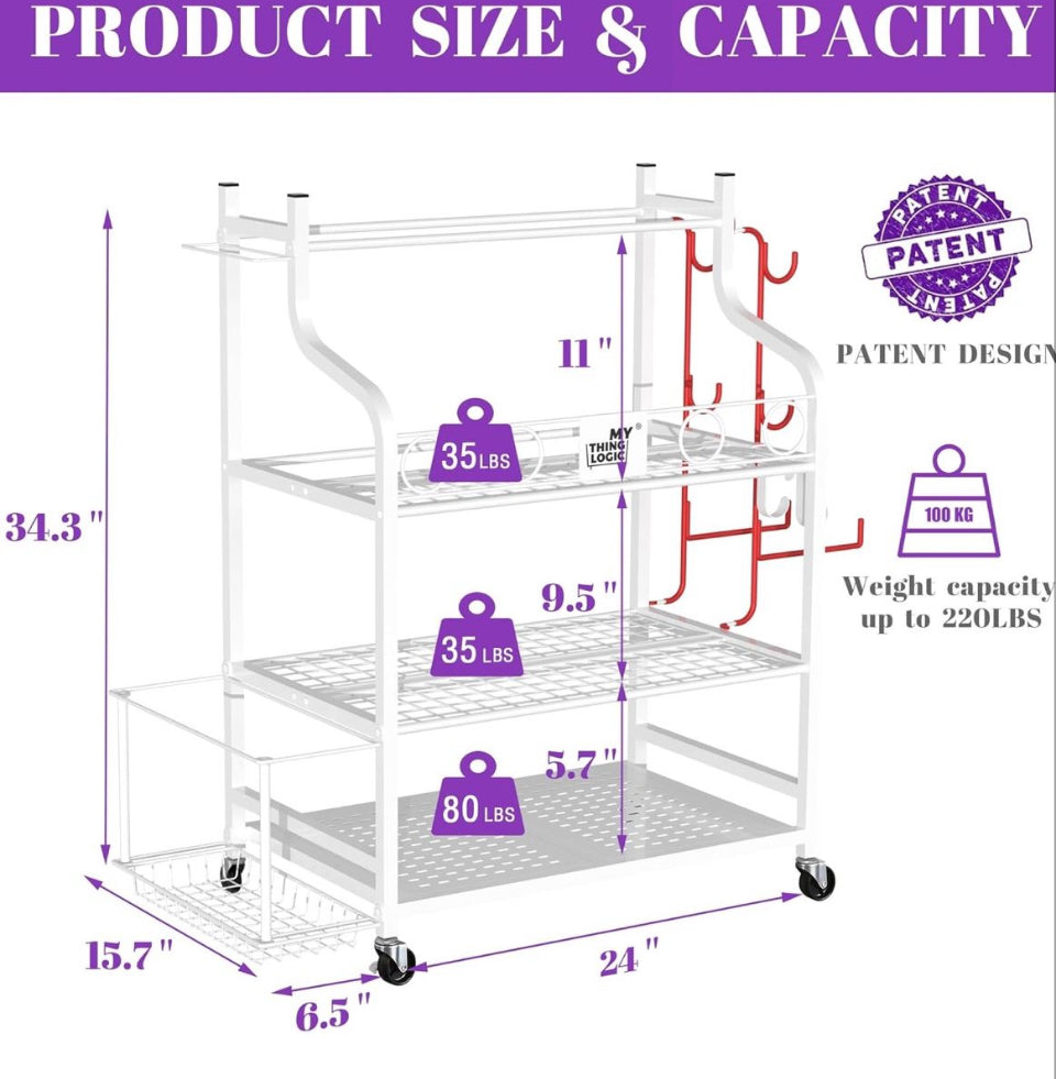 Mythinglogic Yoga Mat and Home Gym Storage Rack
