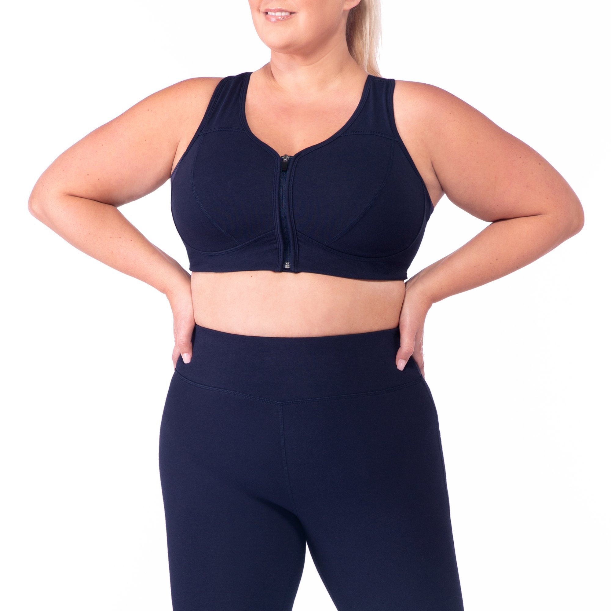 Women's Basic Grace Zip Front Bra