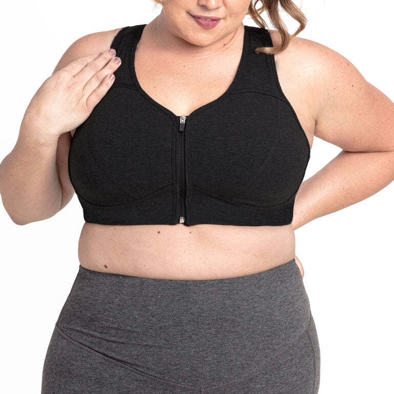 Women's Basic Grace Zip Front Bra