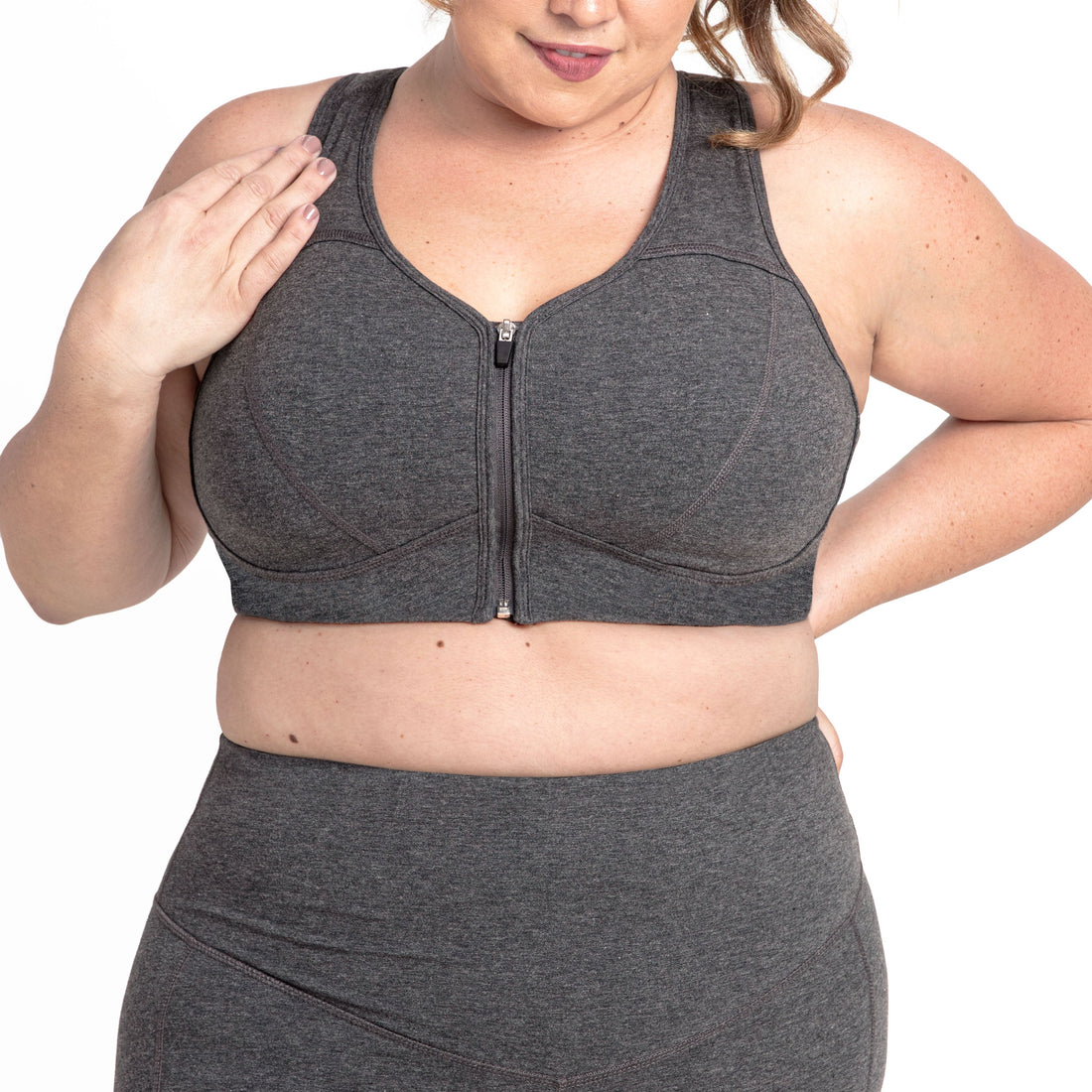 Women's Basic Grace Zip Front Bra
