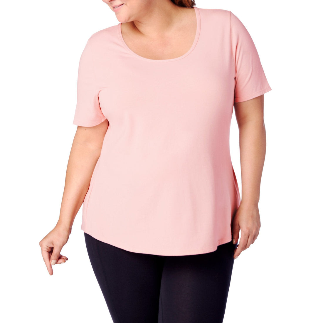 Women's Magenta Tropic Plus Size T-Shirt