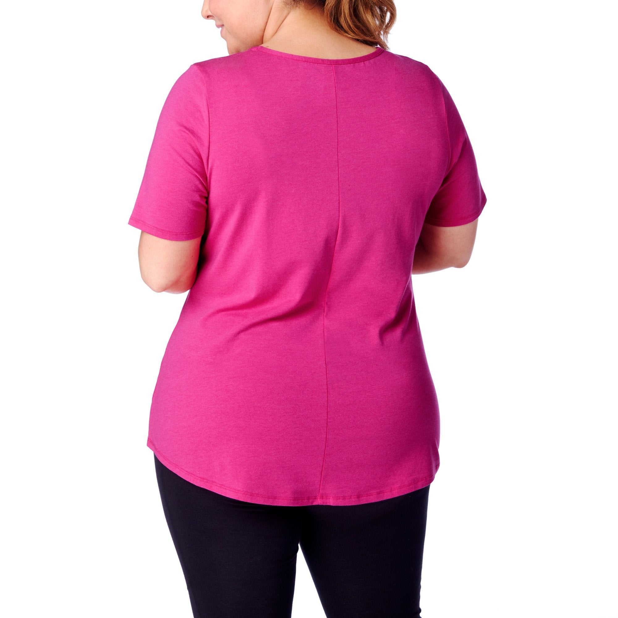 Women's Black Plus Size T-Shirt