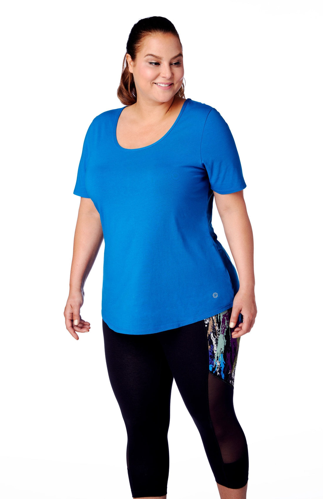 Women's Black Plus Size T-Shirt