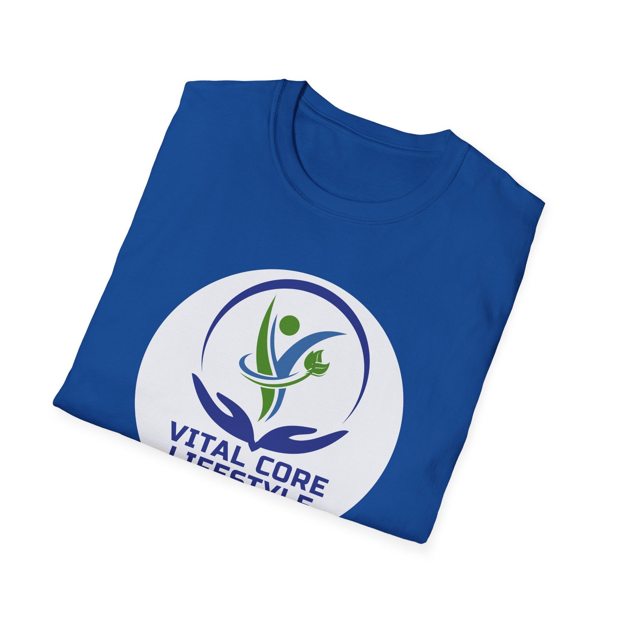 Vital Core Lifestyle T-Shirt — Health, Fitness & Wellness Logo Tee