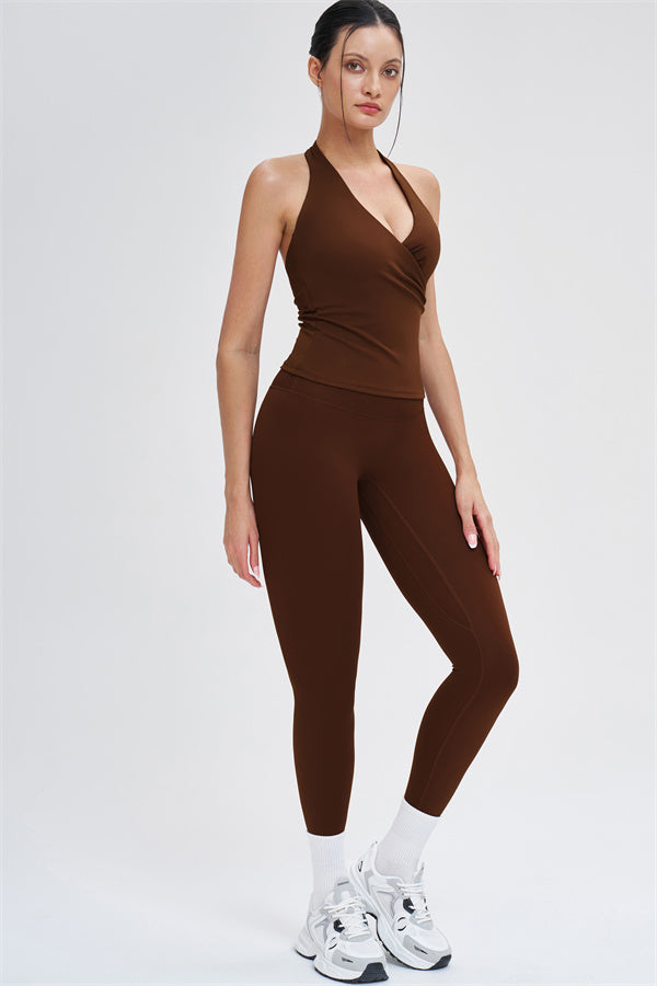 Women's The Stride Crop Top Isabella Leggings 2-Piece Set