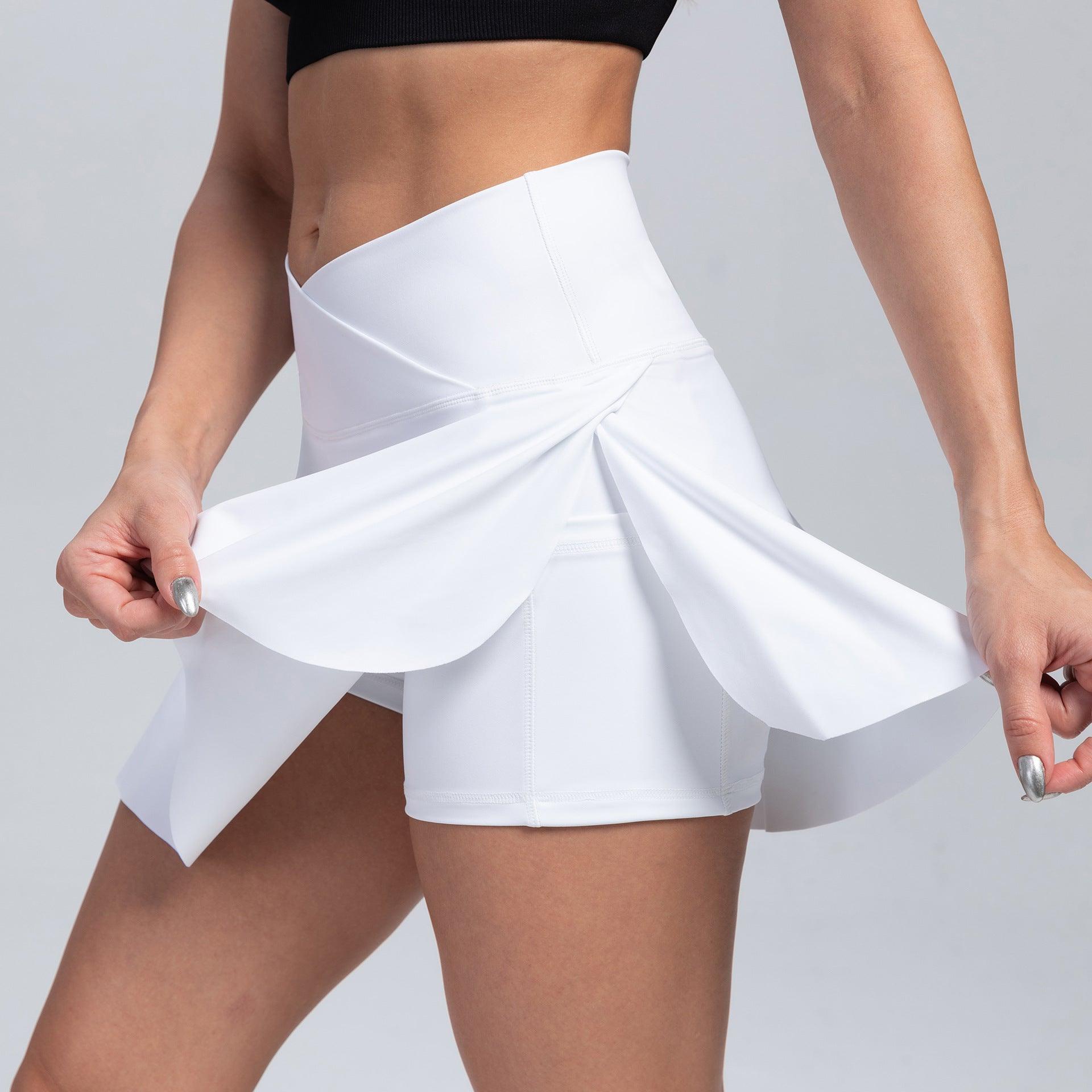 Women's Cowgirl Sporty Fit High-Waisted Yoga Skirt Shorts