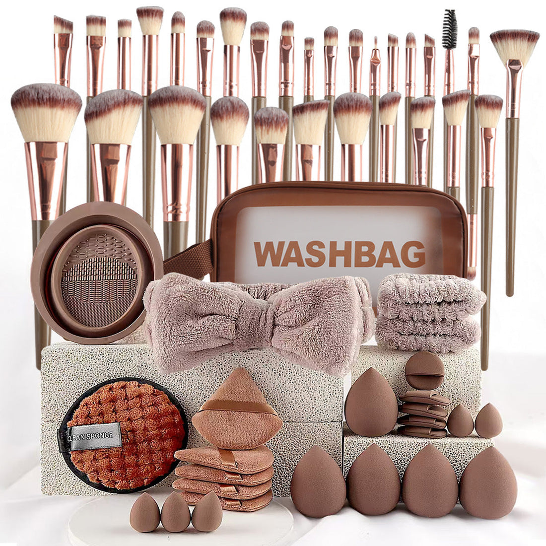 20- 40 Beauty Tools Major Combination Suit Face Wash Makeup Full Set