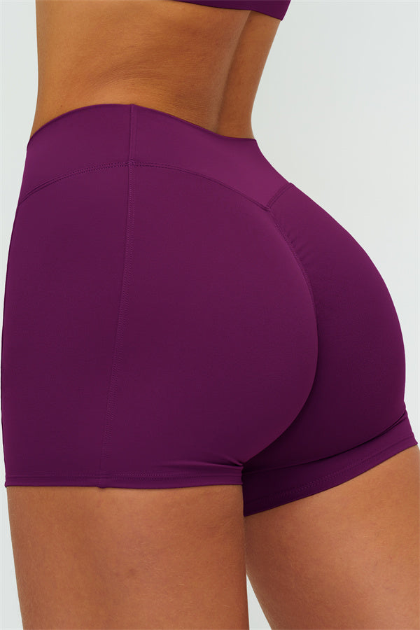 Women's The Lushness Long Sleeve Crop Top Shorts 2-Piece Set