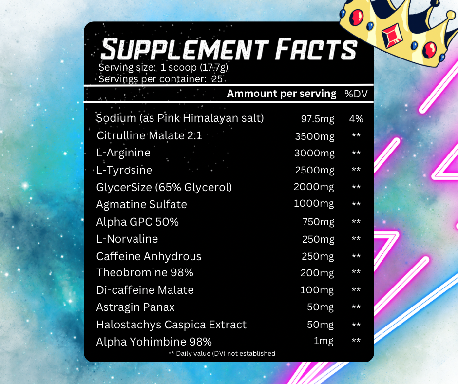The King’s lab Hail the Son – Pre-Workout Powder for Energy