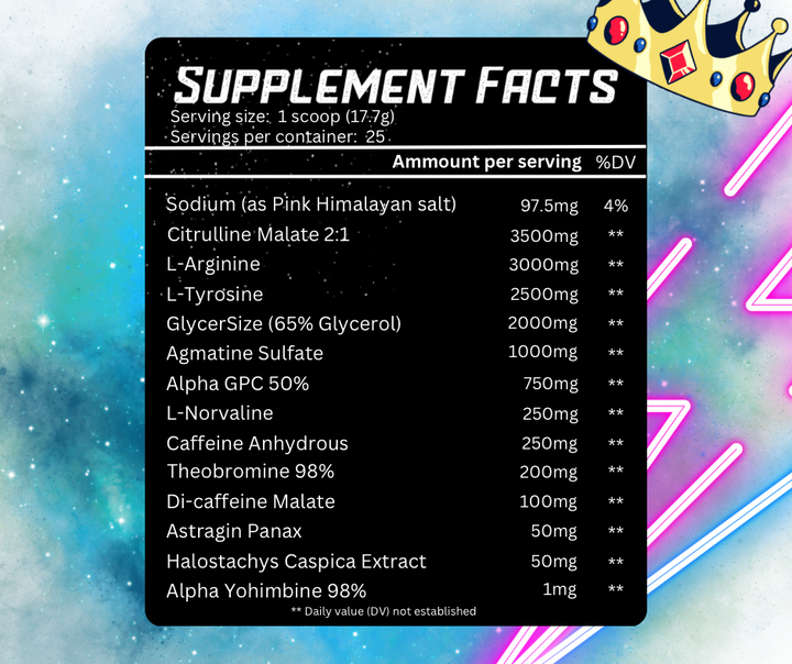 The King’s lab Hail the Son – Pre-Workout Powder for Energy