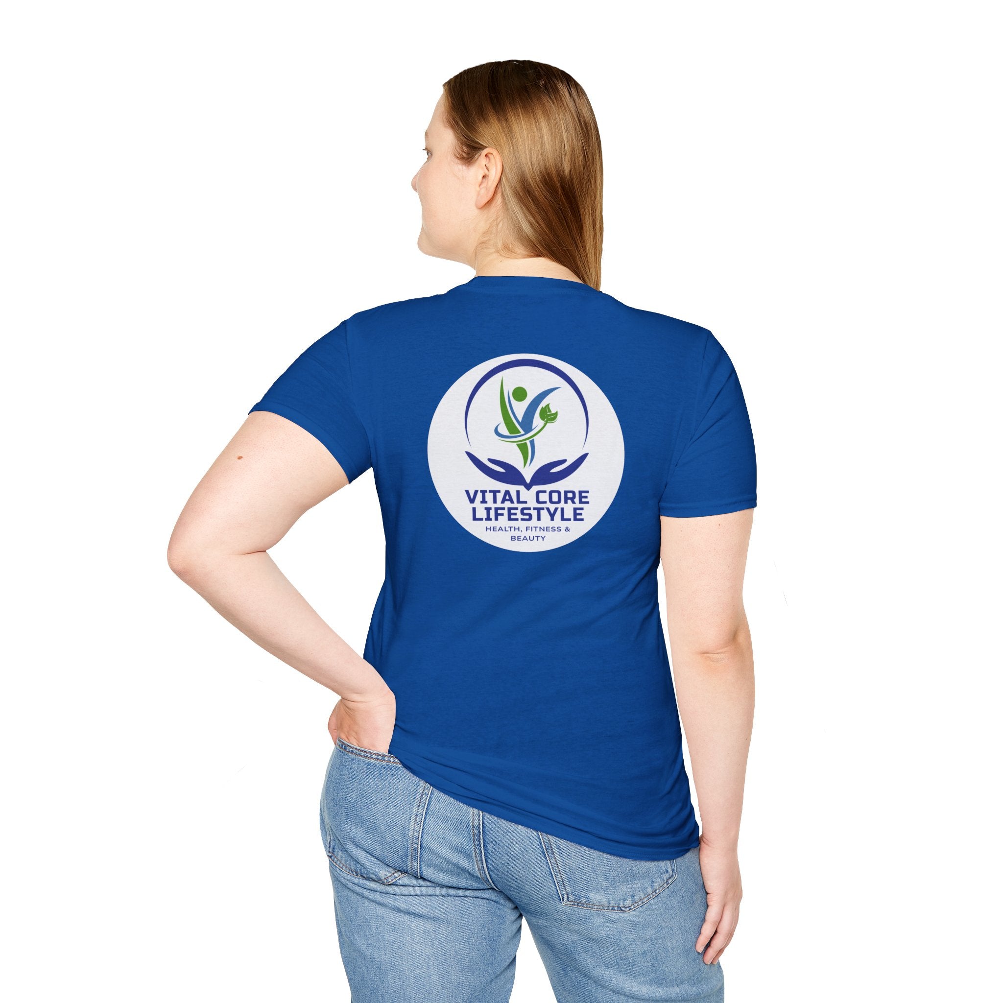 Vital Core Lifestyle T-Shirt — Health, Fitness & Wellness Logo Tee