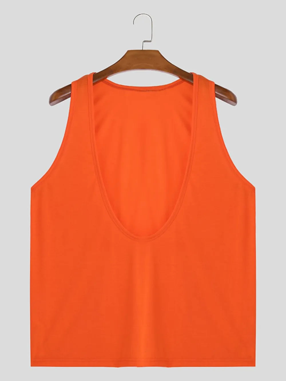 Men's Wide Strap Tank Top T-Shirt
