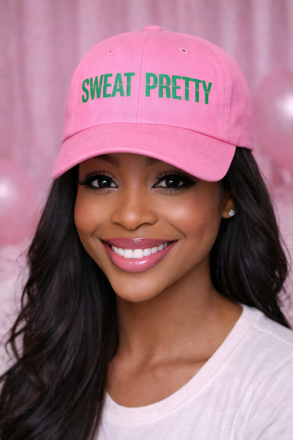 Women's Sweat Pretty Sisterly Love hat-Pink