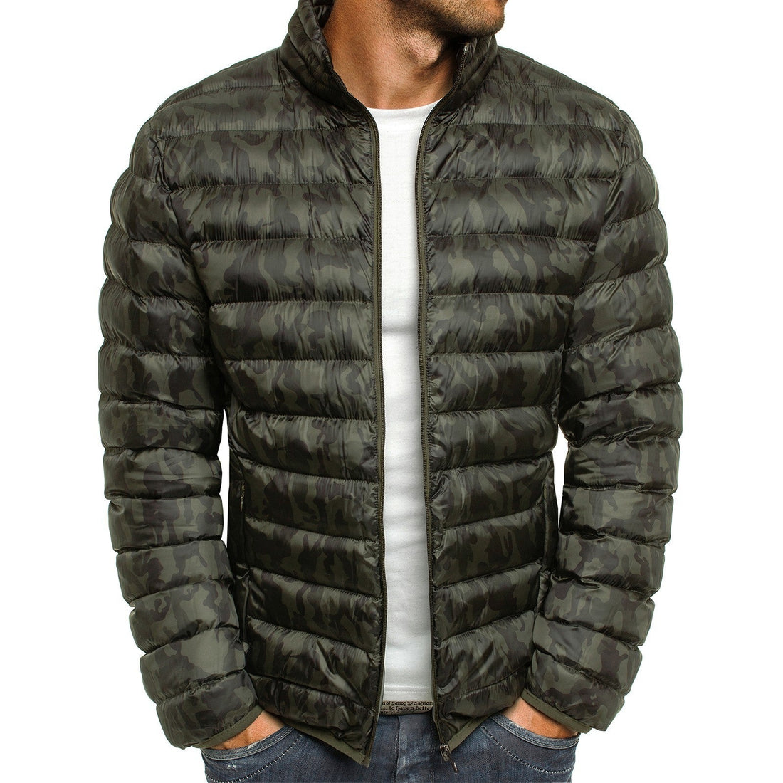 Men's Bright Colored Puffer Jacket