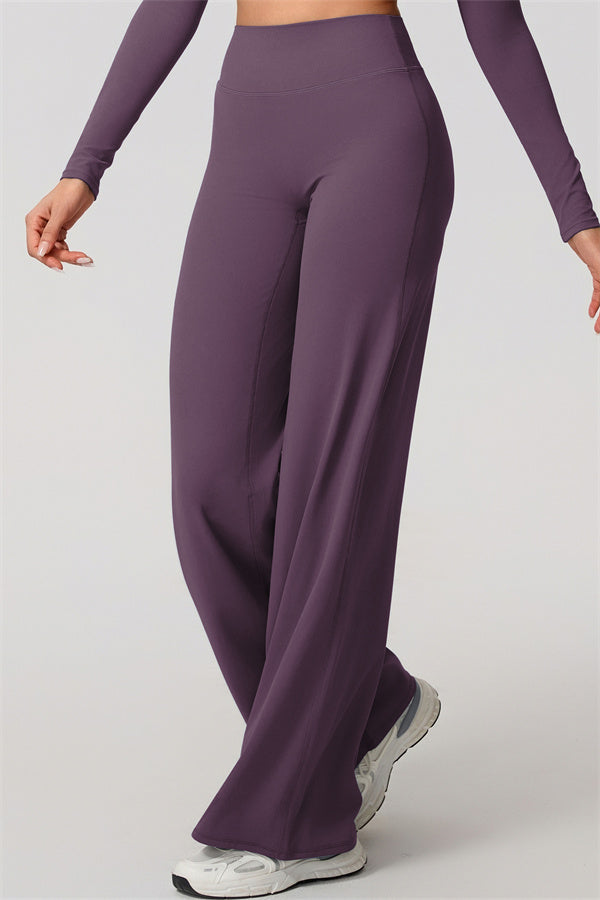 The Nestle Women's Sports Bra Straight Leg Pants 2-Piece Set