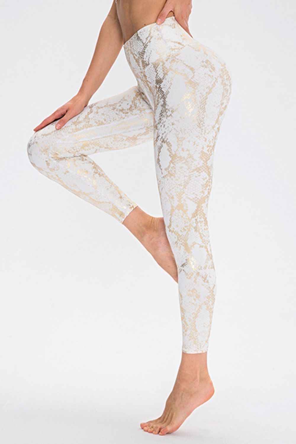 Women's Slim Fit Animal Print Sports Leggings