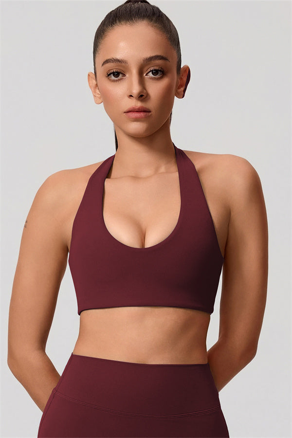 The Nestle Women's Sports Bra Straight Leg Pants 2-Piece Set