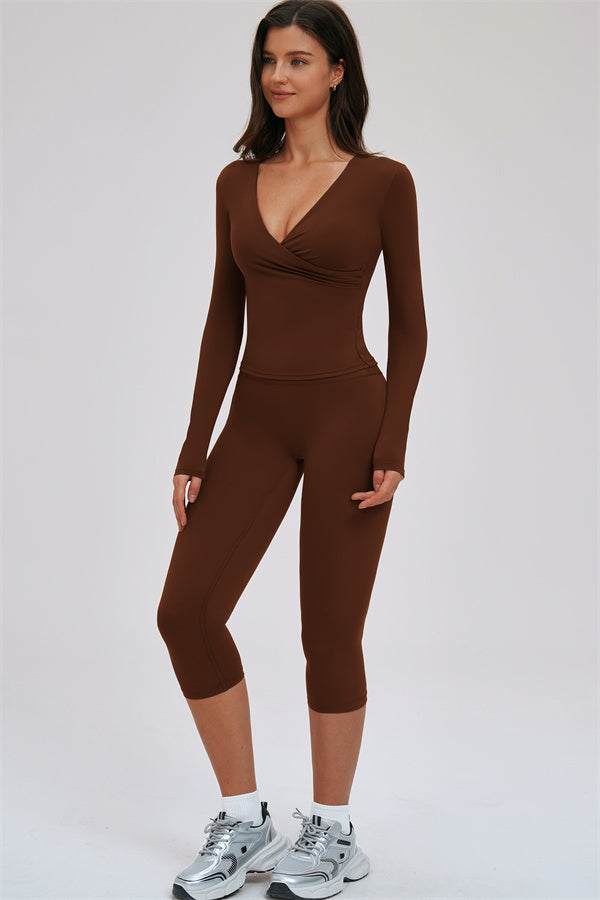 Women's "The Twirl" Halter Tank Top Capri Leggings 2-Piece Set