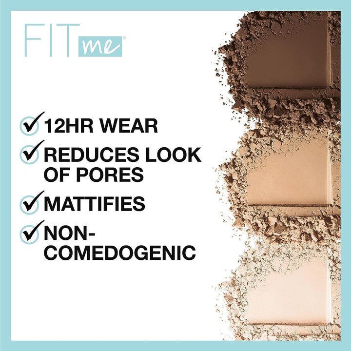 Fit Me Matte + Poreless Pressed Face Powder Makeup & Setting Powder, Classic Ivory
