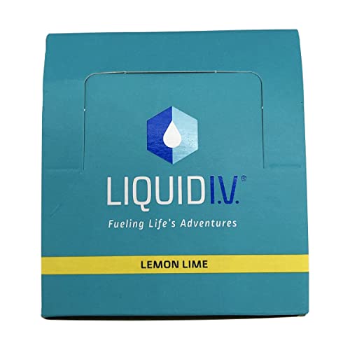 Liquid I.V. Hydration Multiplier - Lemon Lime - Powder Packets | Non-GMO | 16 Stick