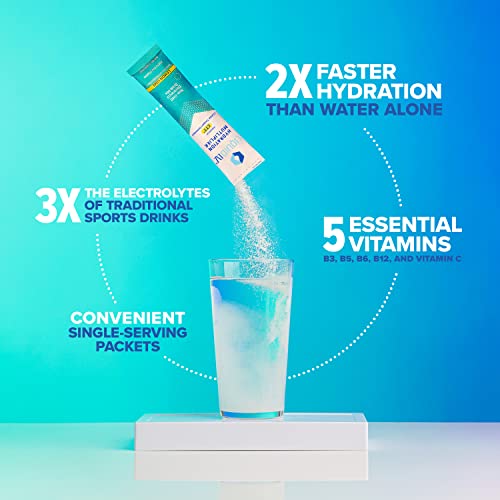 Liquid I.V. Hydration Multiplier - Lemon Lime - Powder Packets | Non-GMO | 16 Stick