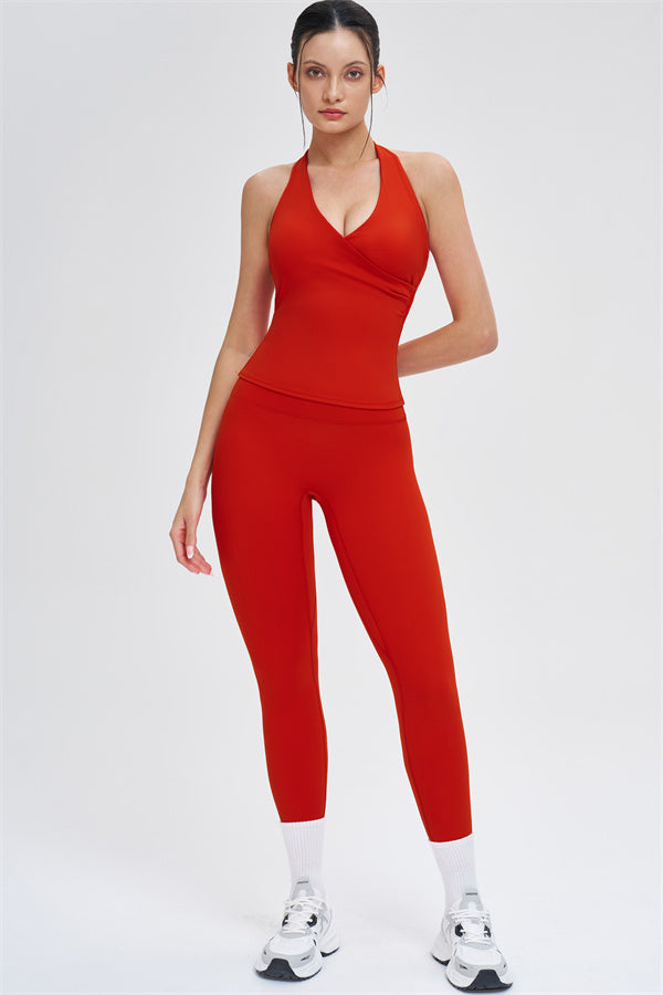 Women's The Stride Crop Top Isabella Leggings 2-Piece Set