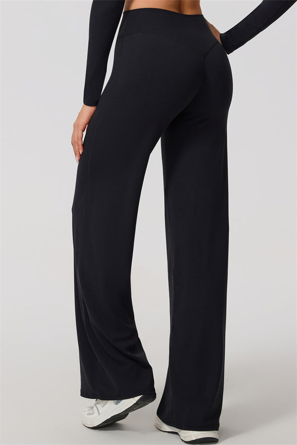 The Nestle Women's Sports Bra Straight Leg Pants 2-Piece Set