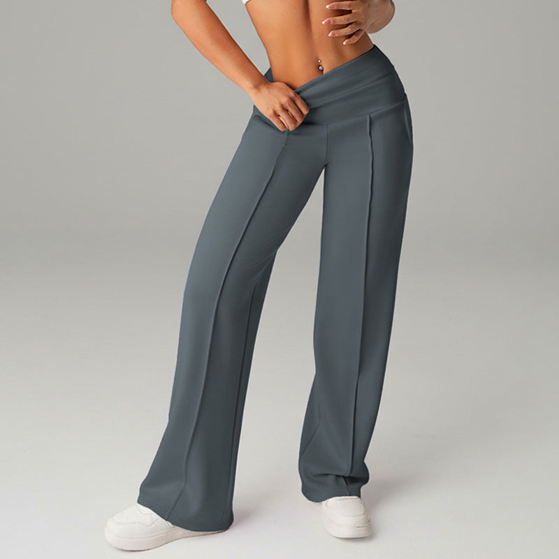 Women’s High Waisted Loose Fitting Wide Leg Sweatpants