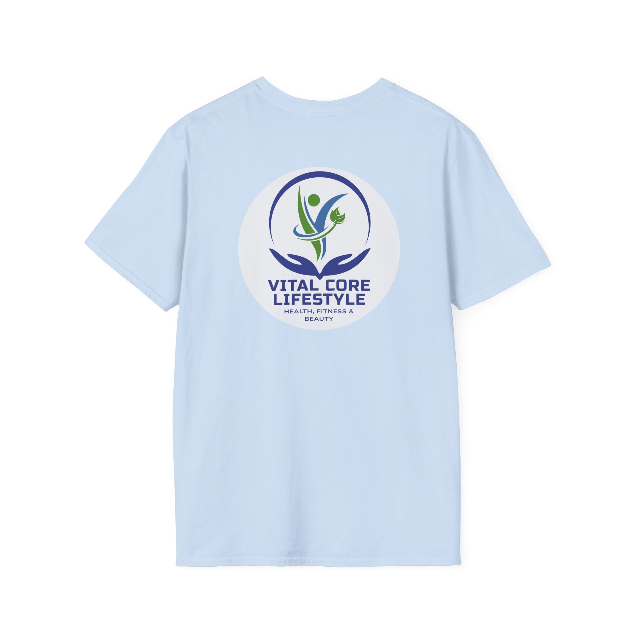 Vital Core Lifestyle T-Shirt — Health, Fitness & Wellness Logo Tee