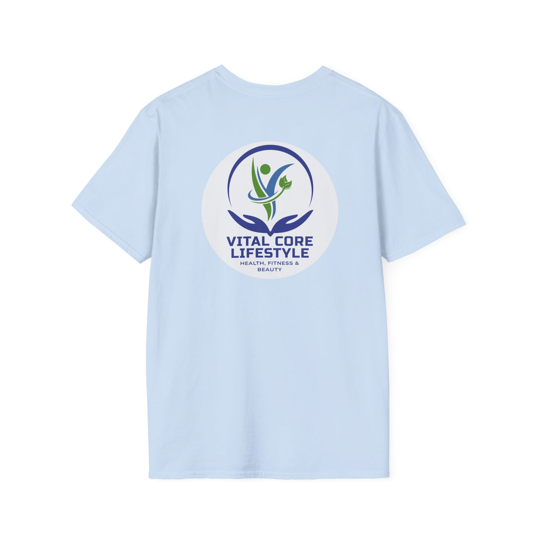 Vital Core Lifestyle T-Shirt — Health, Fitness & Wellness Logo Tee