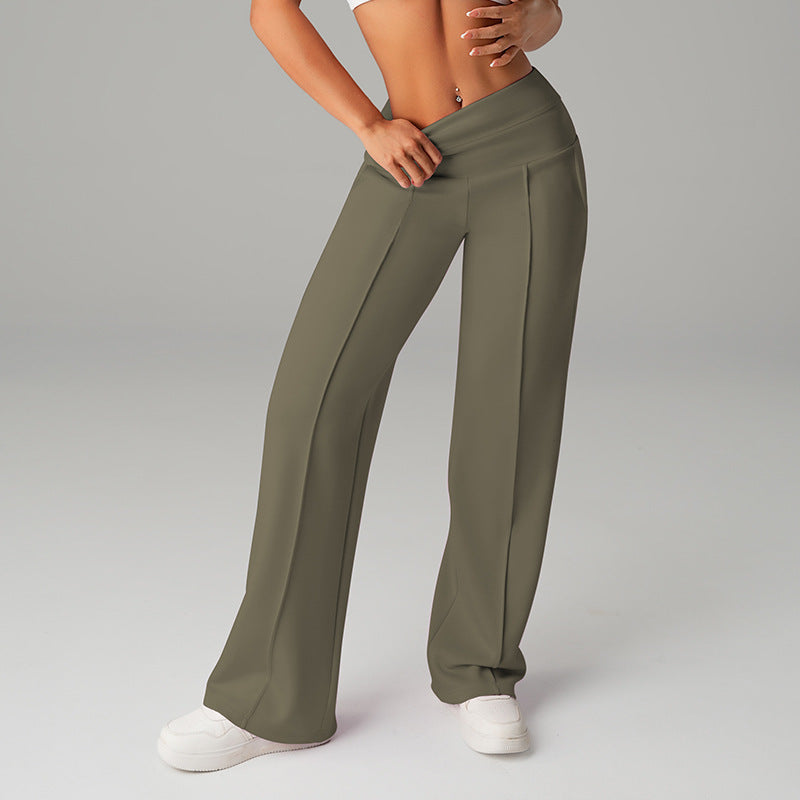 Women’s High Waisted Loose Fitting Wide Leg Sweatpants