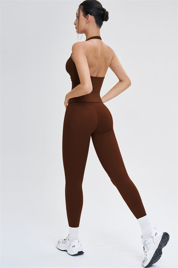 Women's The Stride Crop Top Isabella Leggings 2-Piece Set