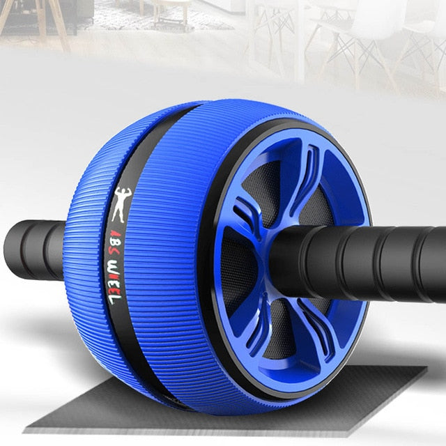 Silent TPR Abdominal Wheel Roller Trainer Fitness Equipment