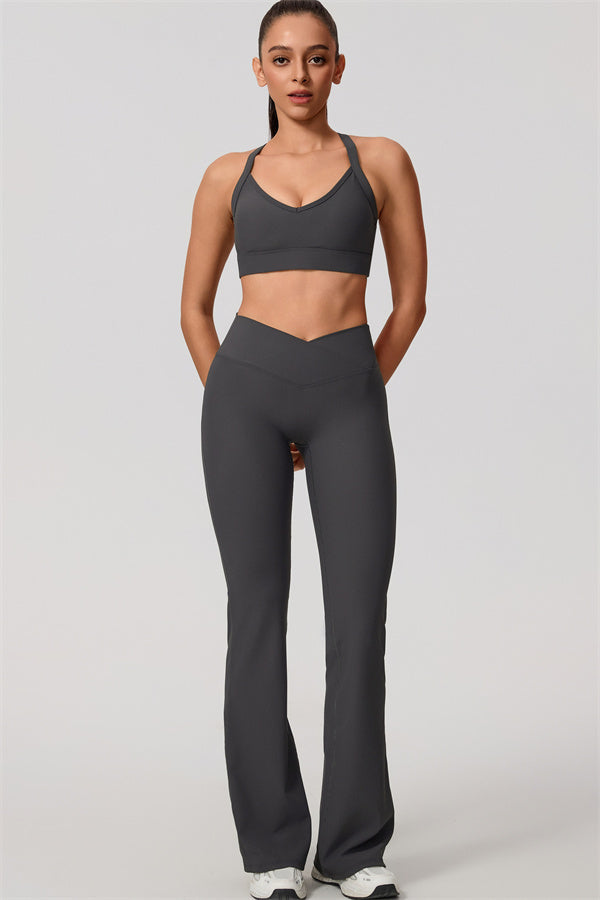 Women's The Daze Sports Bra Flared Leggings 2-Piece Set